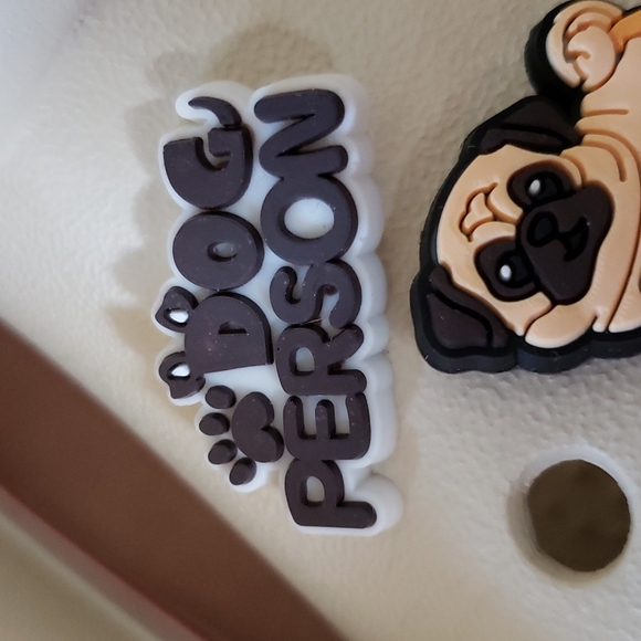 (B) Dog Charms for Croc Shoes Bulldog Charm Pug Charm - Picture 8 of 13